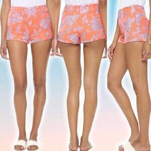 BB DAKOTA Thea Floral Jacquard Creamsicle Shorts Sz 4